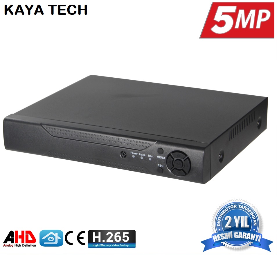 5 mp kayatech 4 kanal Dvr