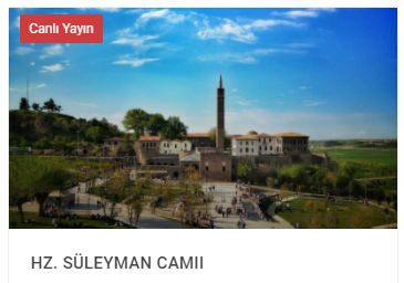 HZ. SÜLEYMAN CAMİİ CANLİ İZLE